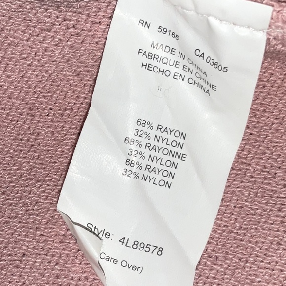 Karen Kane Lifestyle XL Rose Color Cardigan With Detachable Faux Fur Collar - Picture 14 of 17